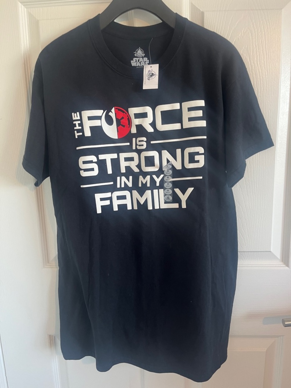Disney 100% Cotton Black Star Wars Graphic Tee - Picture 5 of 6